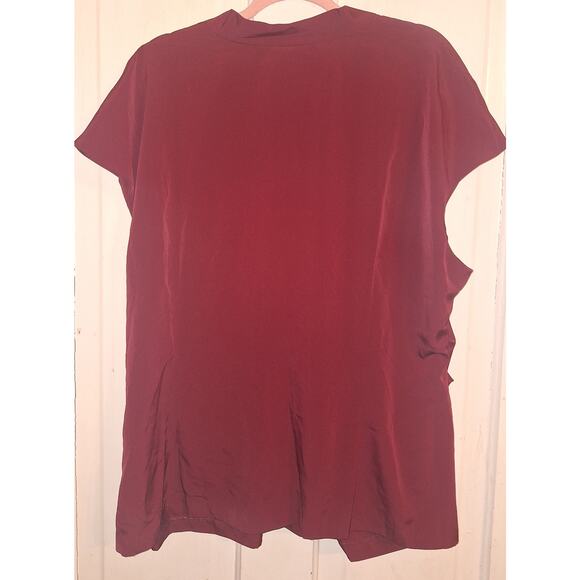 Worthington‎ Women's Plus Size 3x Twist Front Wrap Blouse Top Careerwear Office - Picture 2 of 5